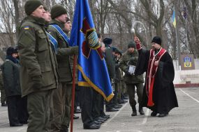 Fighters of the National Guard of Ukraine