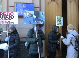 Participants of the action "Protect animals!"