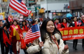 A festive parade-festival