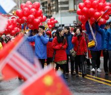 A festive parade-festival