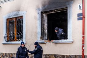 Consequences of fire in the building of the Society of Hungarian Culture of Transcarpathia