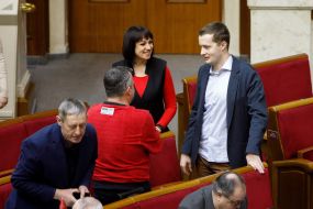 Tetyana Rychkova and Alexey Poroshenko