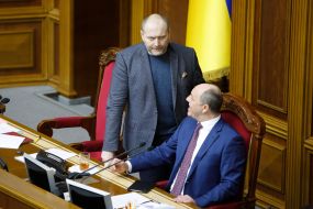 Andriy Parubiy and Borislav Bereza