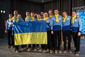 Paralympics with the flag of Ukraine
