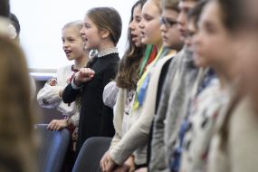 Pupils of the Ukrainian school