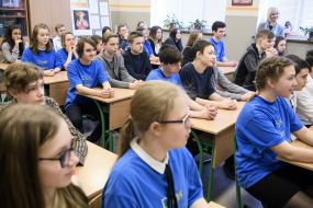 Pupils of the Ukrainian school