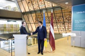 Vladimir Groisman  visited the National Library of Latvia