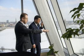 Vladimir Groisman  visited the National Library of Latvia