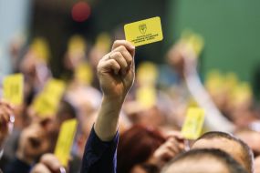 Voting at the congress of the party "UKROP"