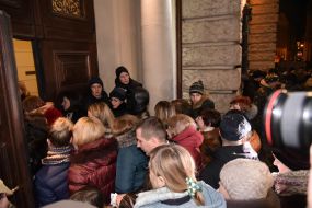 Protest against the concert of singer Irina Bilyk in Lviv