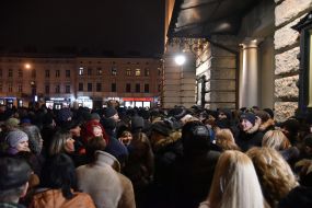 Protest against the concert of singer Irina Bilyk in Lviv
