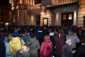 Protest against the concert of singer Irina Bilyk in Lviv