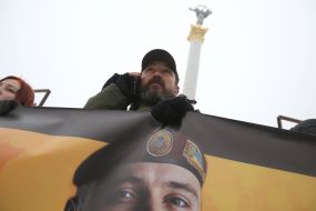 March in support of the National Guard striker Vitali Markiv