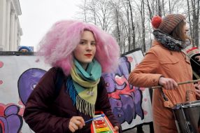 Marsh of feminists in Kharkiv