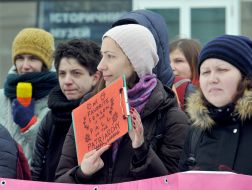 Marsh of feminists in Kharkiv