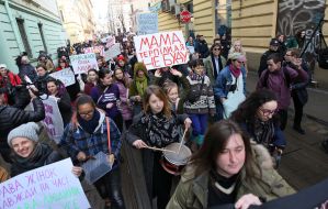 Marsh of feminists in Lviv