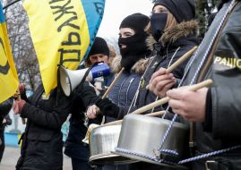March "More than Wives" in Mariupol