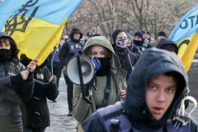 March "More than Wives" in Mariupol