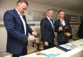 Paul Fuchs, Sergey Bubka and Alexander Abramenko