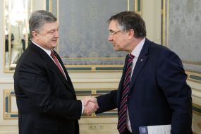 Petro Poroshenko and Roman Vashchuk