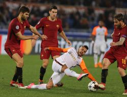 Игровой момент матча