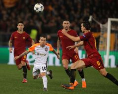 Игровой момент матча