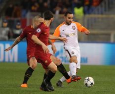 Игровой момент матча