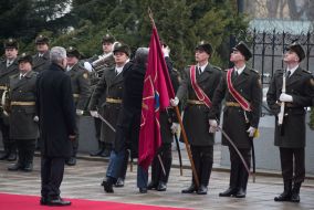 Alexander Van der Bellen and Petr Poroshenko