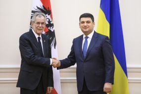 Vladimir Groysman and Alexander van der Bellen