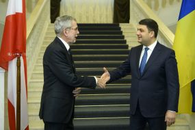 Vladimir Groysman and Alexander van der Bellen