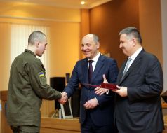 Andrey Parubiy and Arsen Avakov