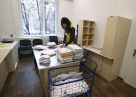 Ukrposhta branch of the new format