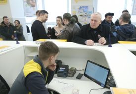 Ukrposhta branch of the new format