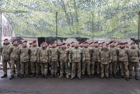 Петр Порошенко и военнослужащие