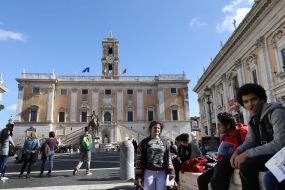 Capitoline Hill in Rome (Italy)