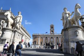 Capitoline Hill in Rome (Italy)