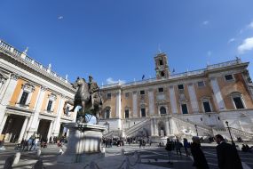Capitoline Hill in Rome (Italy)