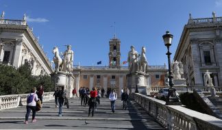Capitoline Hill in Rome (Italy)