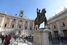 Capitoline Hill in Rome (Italy)