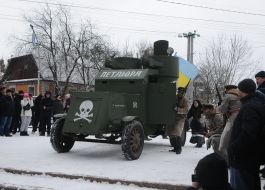 Historical reconstruction of the battle of the UNR against the Bolsheviks for Boyarka