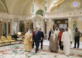 Петр Порошенко и Сабах Аль-Ахмад Аль-Джабер Ас-Сабах