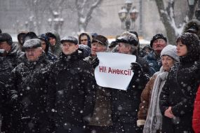 Віче проти виборів в Криму