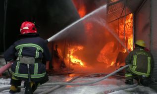 Extinguishing the fire