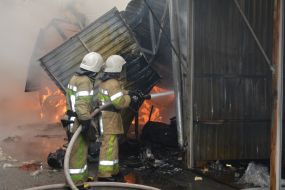 Extinguishing the fire