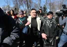 Nadezhda Savchenko and Tatyana Protorchenko