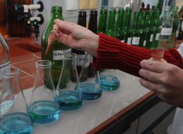 Работа химико-бактериологической лаборатории 