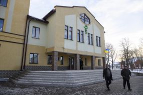 The building of the resumed diagnostic department of the polyclinic