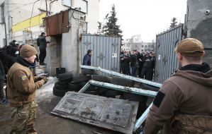 Activists of the "National Corps"