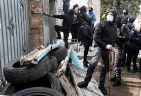 Activists of the "National Corps"