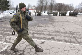 Servicemen of the National Guard of Ukraine